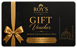 Roy's Indian Kitchen Gift Voucher Card